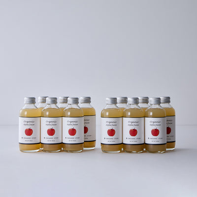 【ギフト・12本セット】りんごジュース(オーガニック・ストレート果汁100%)}