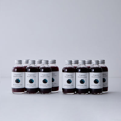 【ギフト・12本セット】ブルーベリージュース(オーガニック・ビルベリーストレート果汁100%)}