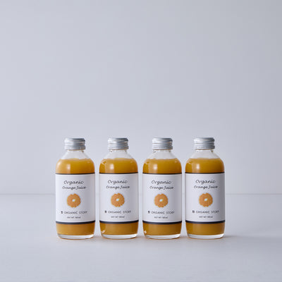 【ギフト・4本セット】オレンジジュース(オーガニック・ストレート果汁100%)}