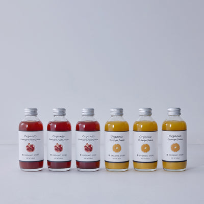 【ギフト・6本セット】ざくろ・オレンジジュース(オーガニック・ストレート果汁100%)}