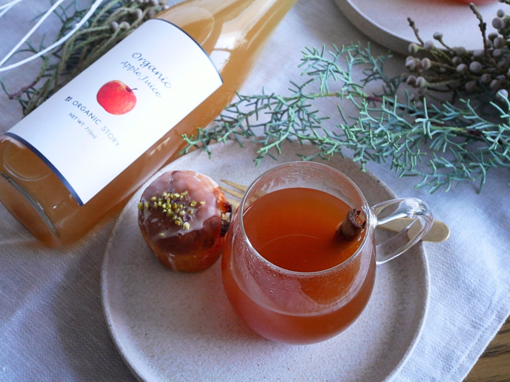 りんごジュースで作る「ホットアップルジンジャーティー」