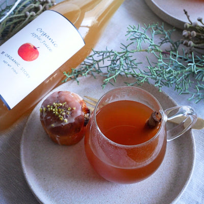 りんごジュースで作る「ホットアップルジンジャーティー」