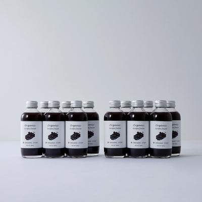 NEW！【12本セット】ぶどうジュース(オーガニック・ストレート果汁100%)}