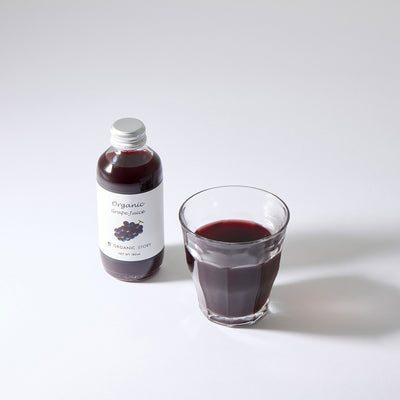 NEW！【4本セット】ぶどうジュース(オーガニック・ストレート果汁100%)}