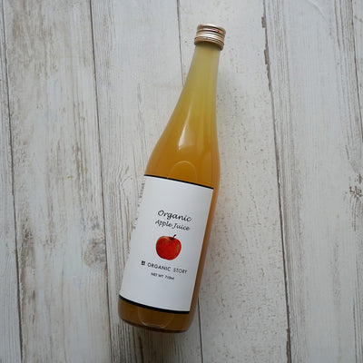 NEW!【ケース】有機りんごジュース 710ml×12本