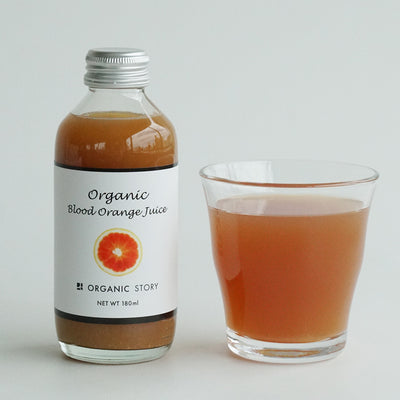 ブラッドオレンジジュース × 30本(ケース)【オーガニック・ストレート果汁100％】}